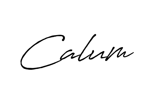 Create a beautiful signature design for name Calum. With this signature (Antro_Vectra_Bolder) fonts, you can make a handwritten signature for free. Calum signature style 7 images and pictures png