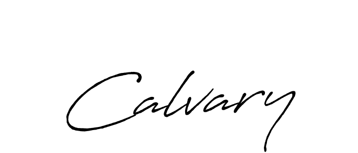 Create a beautiful signature design for name Calvary. With this signature (Antro_Vectra_Bolder) fonts, you can make a handwritten signature for free. Calvary signature style 7 images and pictures png