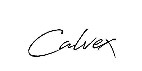 It looks lik you need a new signature style for name Calvex. Design unique handwritten (Antro_Vectra_Bolder) signature with our free signature maker in just a few clicks. Calvex signature style 7 images and pictures png