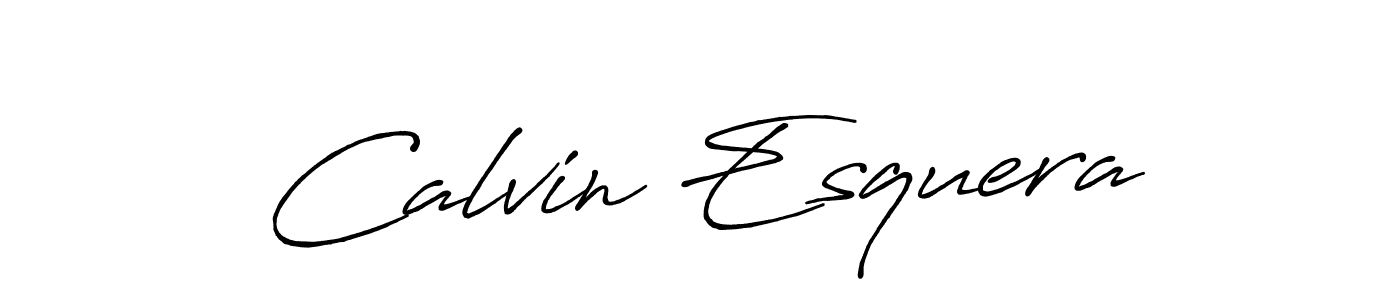 Use a signature maker to create a handwritten signature online. With this signature software, you can design (Antro_Vectra_Bolder) your own signature for name Calvin Esquera. Calvin Esquera signature style 7 images and pictures png