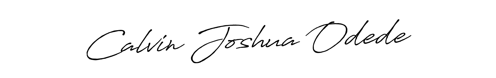 Use a signature maker to create a handwritten signature online. With this signature software, you can design (Antro_Vectra_Bolder) your own signature for name Calvin Joshua Odede. Calvin Joshua Odede signature style 7 images and pictures png