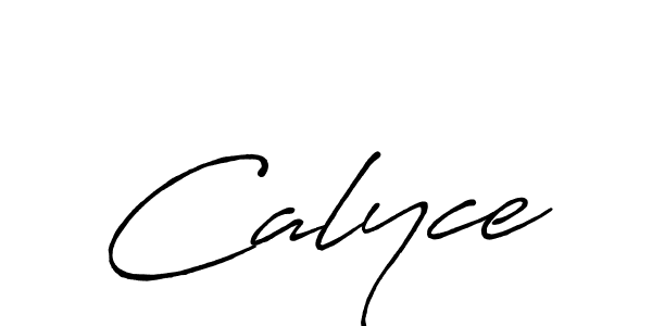 The best way (Antro_Vectra_Bolder) to make a short signature is to pick only two or three words in your name. The name Calyce include a total of six letters. For converting this name. Calyce signature style 7 images and pictures png