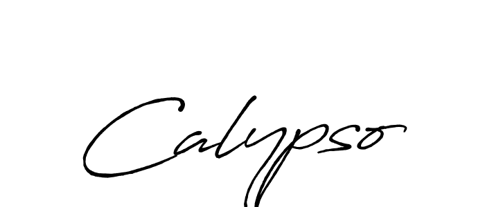 Design your own signature with our free online signature maker. With this signature software, you can create a handwritten (Antro_Vectra_Bolder) signature for name Calypso. Calypso signature style 7 images and pictures png