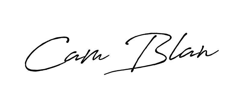The best way (Antro_Vectra_Bolder) to make a short signature is to pick only two or three words in your name. The name Cam Blan include a total of six letters. For converting this name. Cam Blan signature style 7 images and pictures png