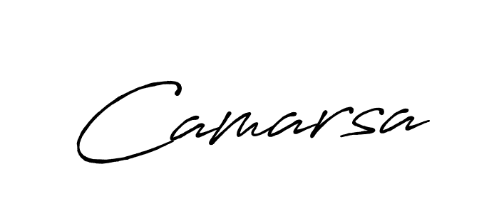 Use a signature maker to create a handwritten signature online. With this signature software, you can design (Antro_Vectra_Bolder) your own signature for name Camarsa. Camarsa signature style 7 images and pictures png