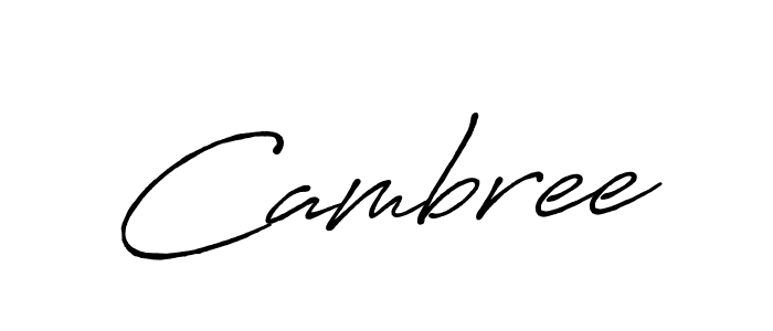 if you are searching for the best signature style for your name Cambree. so please give up your signature search. here we have designed multiple signature styles  using Antro_Vectra_Bolder. Cambree signature style 7 images and pictures png