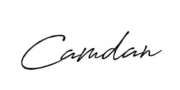 Create a beautiful signature design for name Camdan. With this signature (Antro_Vectra_Bolder) fonts, you can make a handwritten signature for free. Camdan signature style 7 images and pictures png