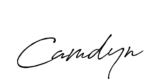 How to make Camdyn name signature. Use Antro_Vectra_Bolder style for creating short signs online. This is the latest handwritten sign. Camdyn signature style 7 images and pictures png