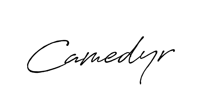 Design your own signature with our free online signature maker. With this signature software, you can create a handwritten (Antro_Vectra_Bolder) signature for name Camedyr. Camedyr signature style 7 images and pictures png