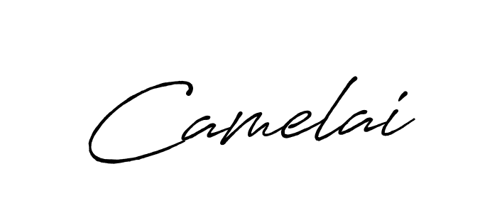 Camelai stylish signature style. Best Handwritten Sign (Antro_Vectra_Bolder) for my name. Handwritten Signature Collection Ideas for my name Camelai. Camelai signature style 7 images and pictures png