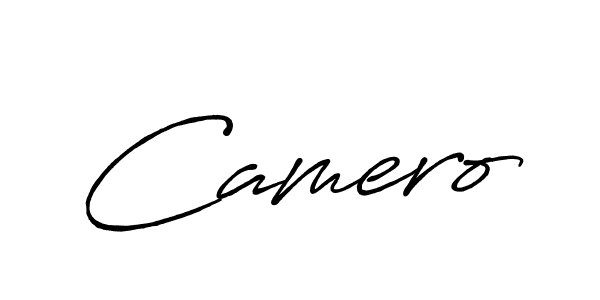 You should practise on your own different ways (Antro_Vectra_Bolder) to write your name (Camero) in signature. don't let someone else do it for you. Camero signature style 7 images and pictures png