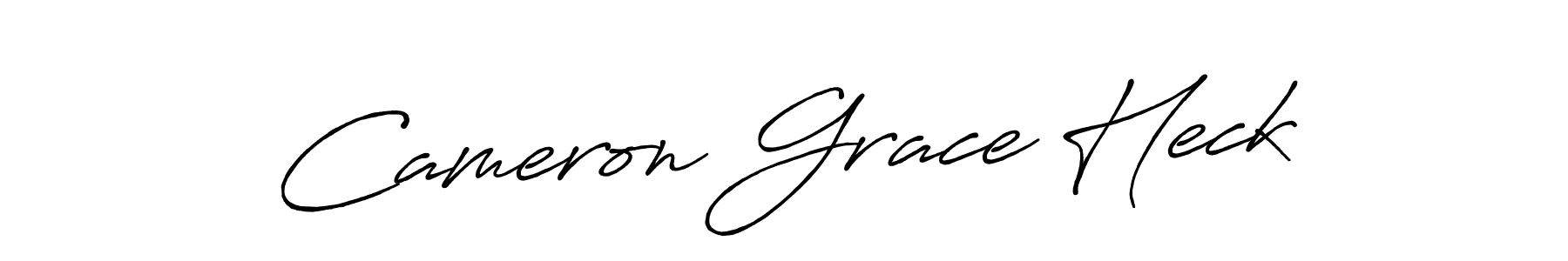 Make a beautiful signature design for name Cameron Grace Heck. Use this online signature maker to create a handwritten signature for free. Cameron Grace Heck signature style 7 images and pictures png