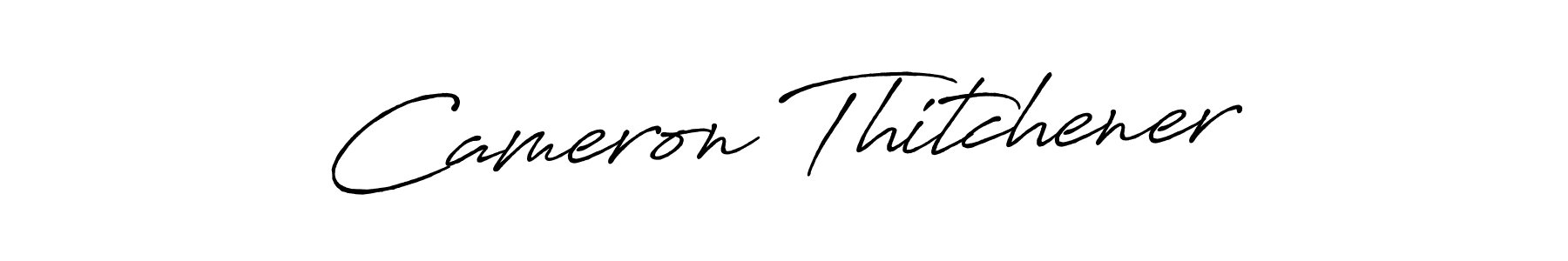 Design your own signature with our free online signature maker. With this signature software, you can create a handwritten (Antro_Vectra_Bolder) signature for name Cameron Thitchener. Cameron Thitchener signature style 7 images and pictures png