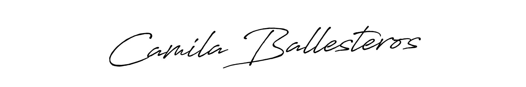 It looks lik you need a new signature style for name Camila Ballesteros. Design unique handwritten (Antro_Vectra_Bolder) signature with our free signature maker in just a few clicks. Camila Ballesteros signature style 7 images and pictures png