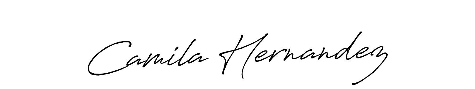 Design your own signature with our free online signature maker. With this signature software, you can create a handwritten (Antro_Vectra_Bolder) signature for name Camila Hernandez. Camila Hernandez signature style 7 images and pictures png
