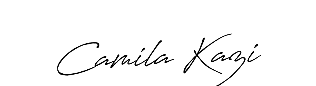 Use a signature maker to create a handwritten signature online. With this signature software, you can design (Antro_Vectra_Bolder) your own signature for name Camila Kazi. Camila Kazi signature style 7 images and pictures png