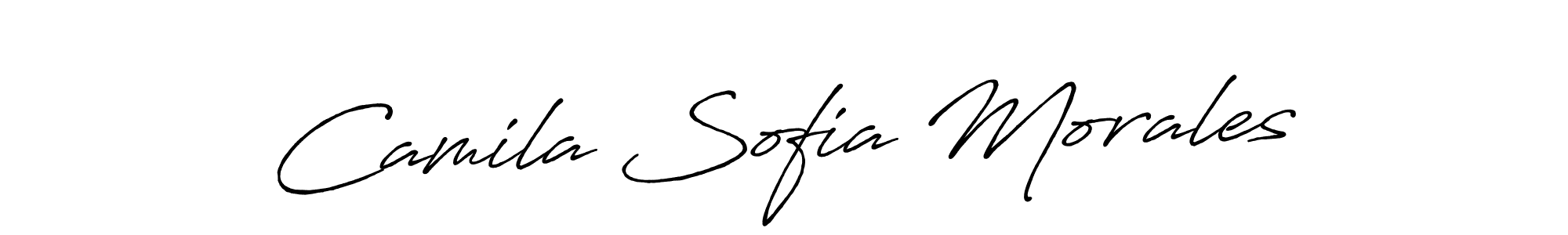 This is the best signature style for the Camila Sofia Morales name. Also you like these signature font (Antro_Vectra_Bolder). Mix name signature. Camila Sofia Morales signature style 7 images and pictures png
