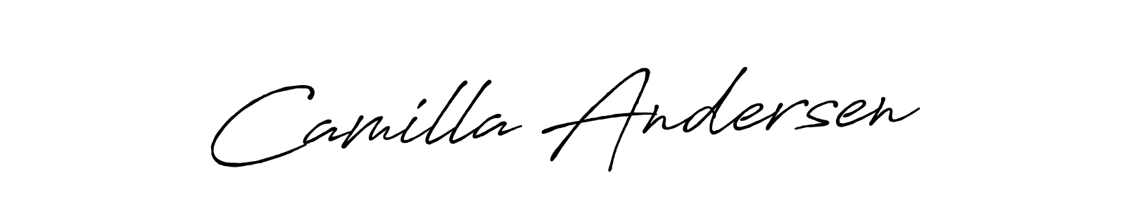 Also we have Camilla Andersen name is the best signature style. Create professional handwritten signature collection using Antro_Vectra_Bolder autograph style. Camilla Andersen signature style 7 images and pictures png