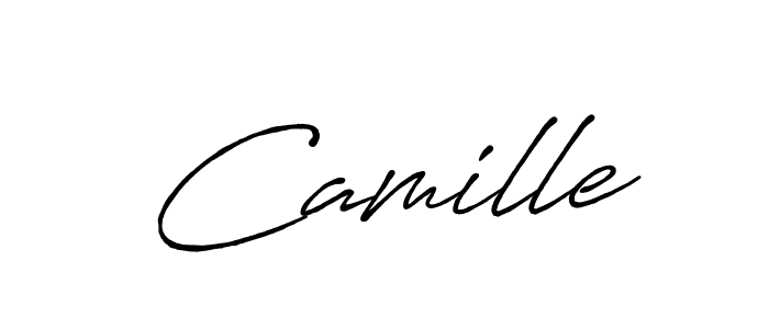 Camille stylish signature style. Best Handwritten Sign (Antro_Vectra_Bolder) for my name. Handwritten Signature Collection Ideas for my name Camille. Camille signature style 7 images and pictures png