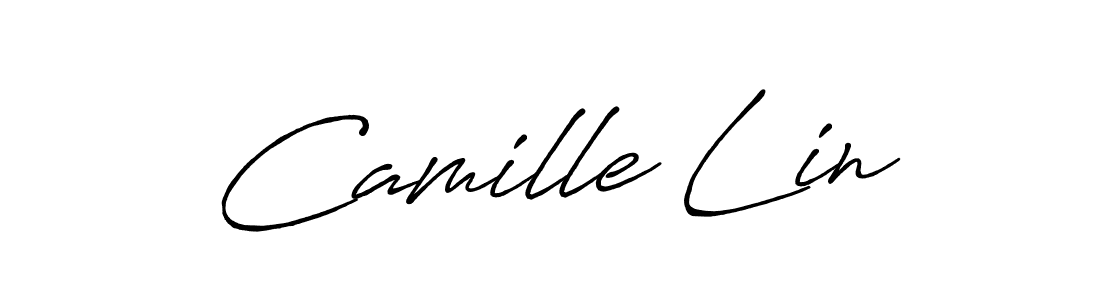 The best way (Antro_Vectra_Bolder) to make a short signature is to pick only two or three words in your name. The name Camille Lin include a total of six letters. For converting this name. Camille Lin signature style 7 images and pictures png