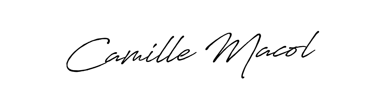 Best and Professional Signature Style for Camille Macol. Antro_Vectra_Bolder Best Signature Style Collection. Camille Macol signature style 7 images and pictures png