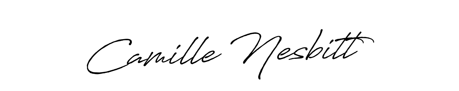 Once you've used our free online signature maker to create your best signature Antro_Vectra_Bolder style, it's time to enjoy all of the benefits that Camille Nesbitt name signing documents. Camille Nesbitt signature style 7 images and pictures png