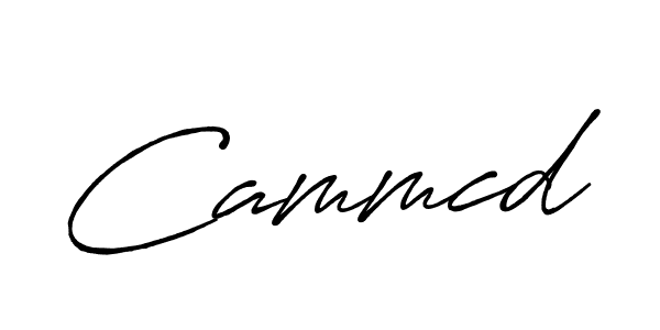 How to make Cammcd signature? Antro_Vectra_Bolder is a professional autograph style. Create handwritten signature for Cammcd name. Cammcd signature style 7 images and pictures png