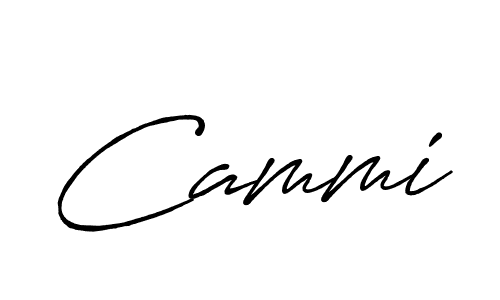 Use a signature maker to create a handwritten signature online. With this signature software, you can design (Antro_Vectra_Bolder) your own signature for name Cammi. Cammi signature style 7 images and pictures png