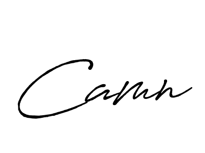 Use a signature maker to create a handwritten signature online. With this signature software, you can design (Antro_Vectra_Bolder) your own signature for name Camn. Camn signature style 7 images and pictures png