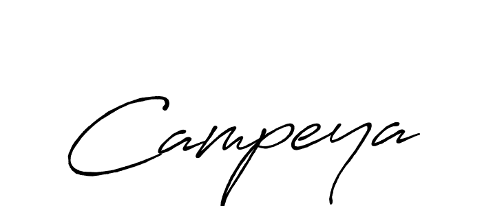 How to make Campeya name signature. Use Antro_Vectra_Bolder style for creating short signs online. This is the latest handwritten sign. Campeya signature style 7 images and pictures png