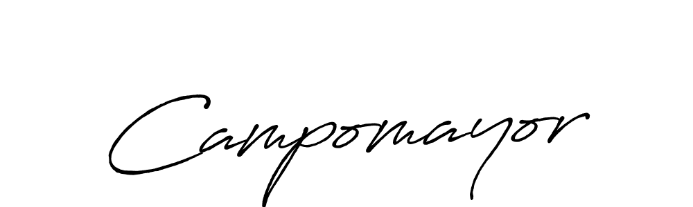 Create a beautiful signature design for name Campomayor. With this signature (Antro_Vectra_Bolder) fonts, you can make a handwritten signature for free. Campomayor signature style 7 images and pictures png