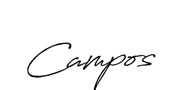 Make a beautiful signature design for name Campos. Use this online signature maker to create a handwritten signature for free. Campos signature style 7 images and pictures png