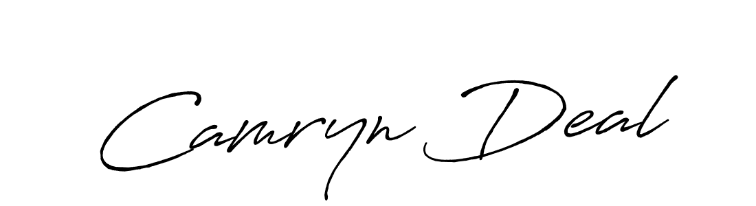 You should practise on your own different ways (Antro_Vectra_Bolder) to write your name (Camryn Deal) in signature. don't let someone else do it for you. Camryn Deal signature style 7 images and pictures png