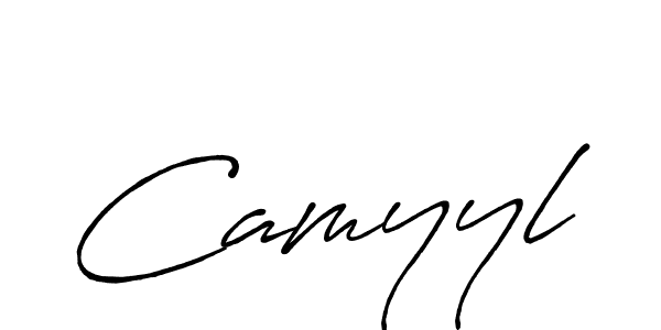 Similarly Antro_Vectra_Bolder is the best handwritten signature design. Signature creator online .You can use it as an online autograph creator for name Camyyl. Camyyl signature style 7 images and pictures png