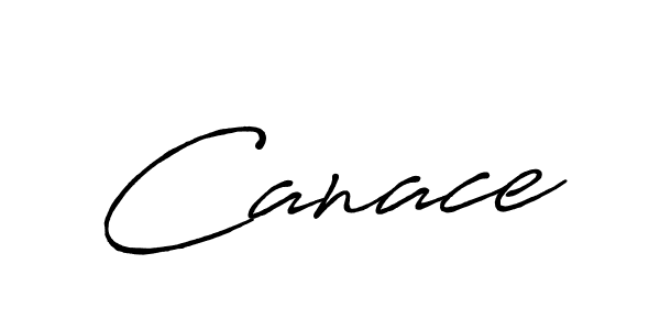 Make a beautiful signature design for name Canace. With this signature (Antro_Vectra_Bolder) style, you can create a handwritten signature for free. Canace signature style 7 images and pictures png