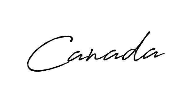 Use a signature maker to create a handwritten signature online. With this signature software, you can design (Antro_Vectra_Bolder) your own signature for name Canada. Canada signature style 7 images and pictures png