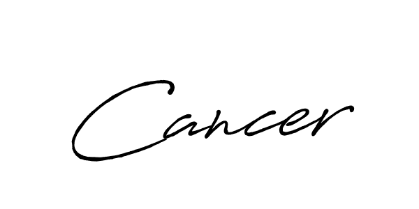 if you are searching for the best signature style for your name Cancer. so please give up your signature search. here we have designed multiple signature styles  using Antro_Vectra_Bolder. Cancer signature style 7 images and pictures png