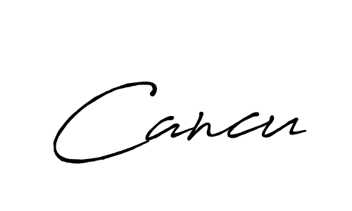 Similarly Antro_Vectra_Bolder is the best handwritten signature design. Signature creator online .You can use it as an online autograph creator for name Cancu. Cancu signature style 7 images and pictures png