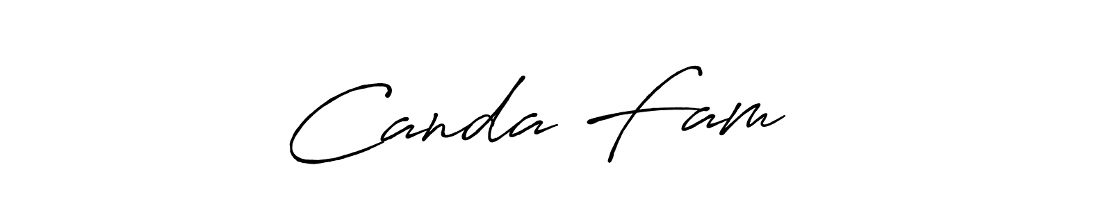 Also You can easily find your signature by using the search form. We will create Canda Fam ❤️ name handwritten signature images for you free of cost using Antro_Vectra_Bolder sign style. Canda Fam ❤️ signature style 7 images and pictures png