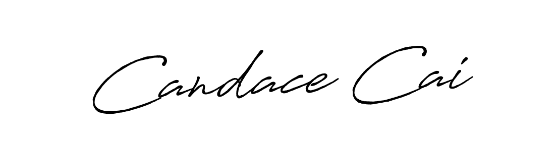 Use a signature maker to create a handwritten signature online. With this signature software, you can design (Antro_Vectra_Bolder) your own signature for name Candace Cai. Candace Cai signature style 7 images and pictures png