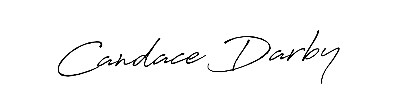 Create a beautiful signature design for name Candace Darby. With this signature (Antro_Vectra_Bolder) fonts, you can make a handwritten signature for free. Candace Darby signature style 7 images and pictures png