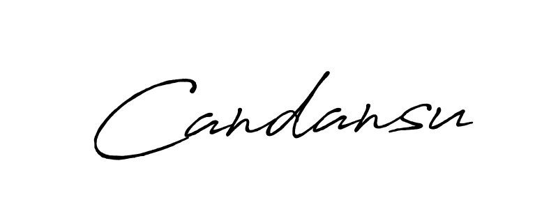 How to make Candansu signature? Antro_Vectra_Bolder is a professional autograph style. Create handwritten signature for Candansu name. Candansu signature style 7 images and pictures png