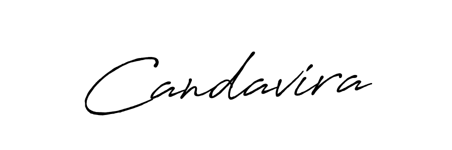 Make a beautiful signature design for name Candavira. With this signature (Antro_Vectra_Bolder) style, you can create a handwritten signature for free. Candavira signature style 7 images and pictures png