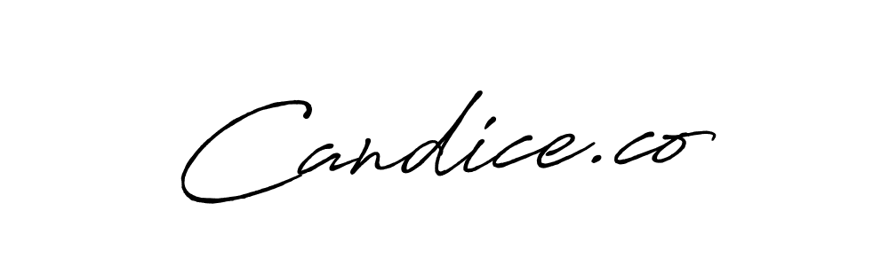 if you are searching for the best signature style for your name Candice.co. so please give up your signature search. here we have designed multiple signature styles  using Antro_Vectra_Bolder. Candice.co signature style 7 images and pictures png