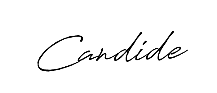 Make a beautiful signature design for name Candide. With this signature (Antro_Vectra_Bolder) style, you can create a handwritten signature for free. Candide signature style 7 images and pictures png