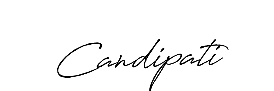 How to make Candipati signature? Antro_Vectra_Bolder is a professional autograph style. Create handwritten signature for Candipati name. Candipati signature style 7 images and pictures png