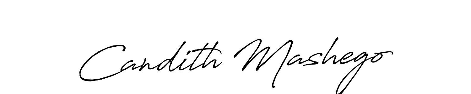 Candith Mashego stylish signature style. Best Handwritten Sign (Antro_Vectra_Bolder) for my name. Handwritten Signature Collection Ideas for my name Candith Mashego. Candith Mashego signature style 7 images and pictures png