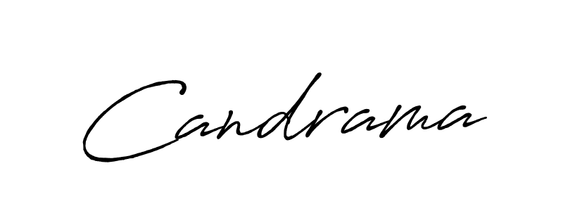 You should practise on your own different ways (Antro_Vectra_Bolder) to write your name (Candrama) in signature. don't let someone else do it for you. Candrama signature style 7 images and pictures png