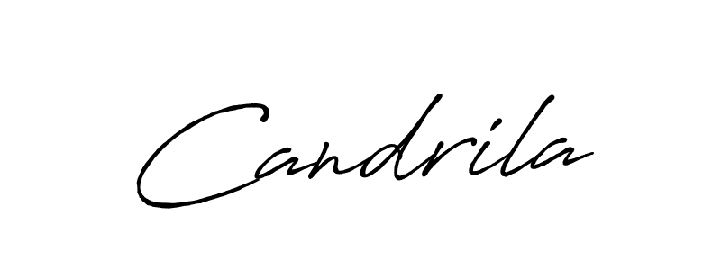 Use a signature maker to create a handwritten signature online. With this signature software, you can design (Antro_Vectra_Bolder) your own signature for name Candrila. Candrila signature style 7 images and pictures png