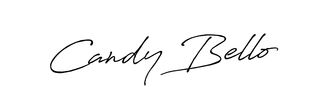 Antro_Vectra_Bolder is a professional signature style that is perfect for those who want to add a touch of class to their signature. It is also a great choice for those who want to make their signature more unique. Get Candy Bello name to fancy signature for free. Candy Bello signature style 7 images and pictures png
